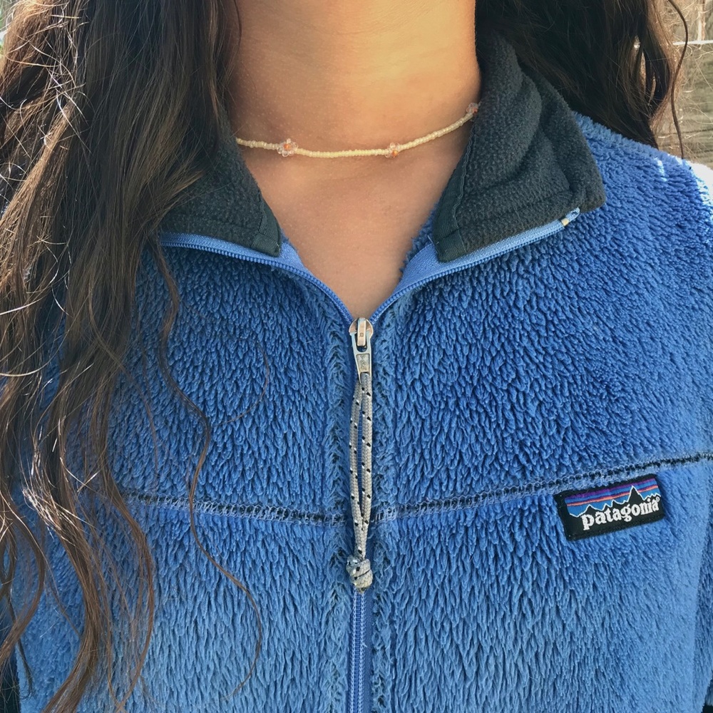 Blue and Black Patagonia Sweatshirt